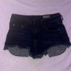 Aeropostale Women's Navy Jean Shorts